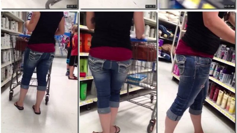 Woman S Buttcrack At Walmart 2 Mp4